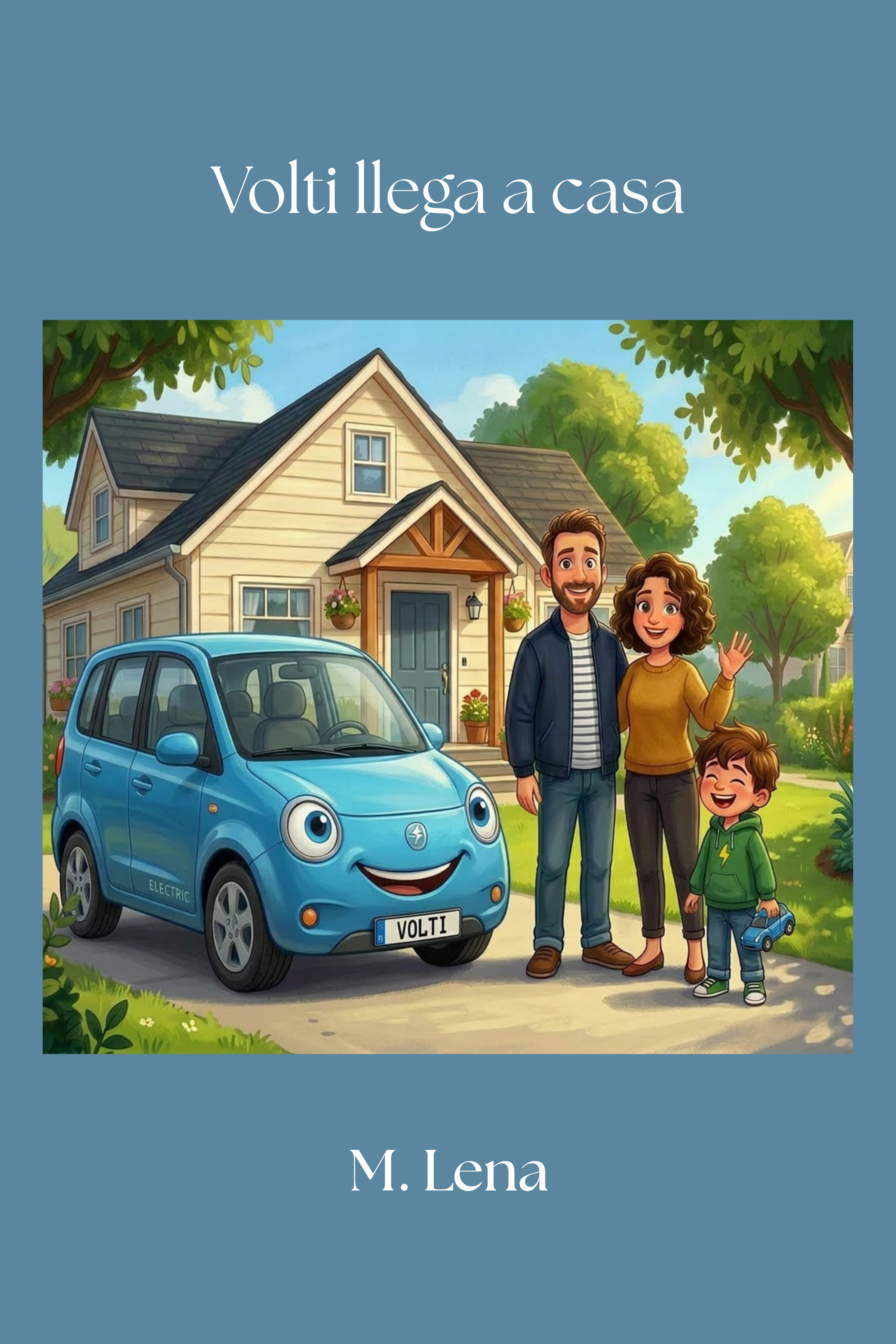 Portada del libro Volti llega a casa de M. Lena